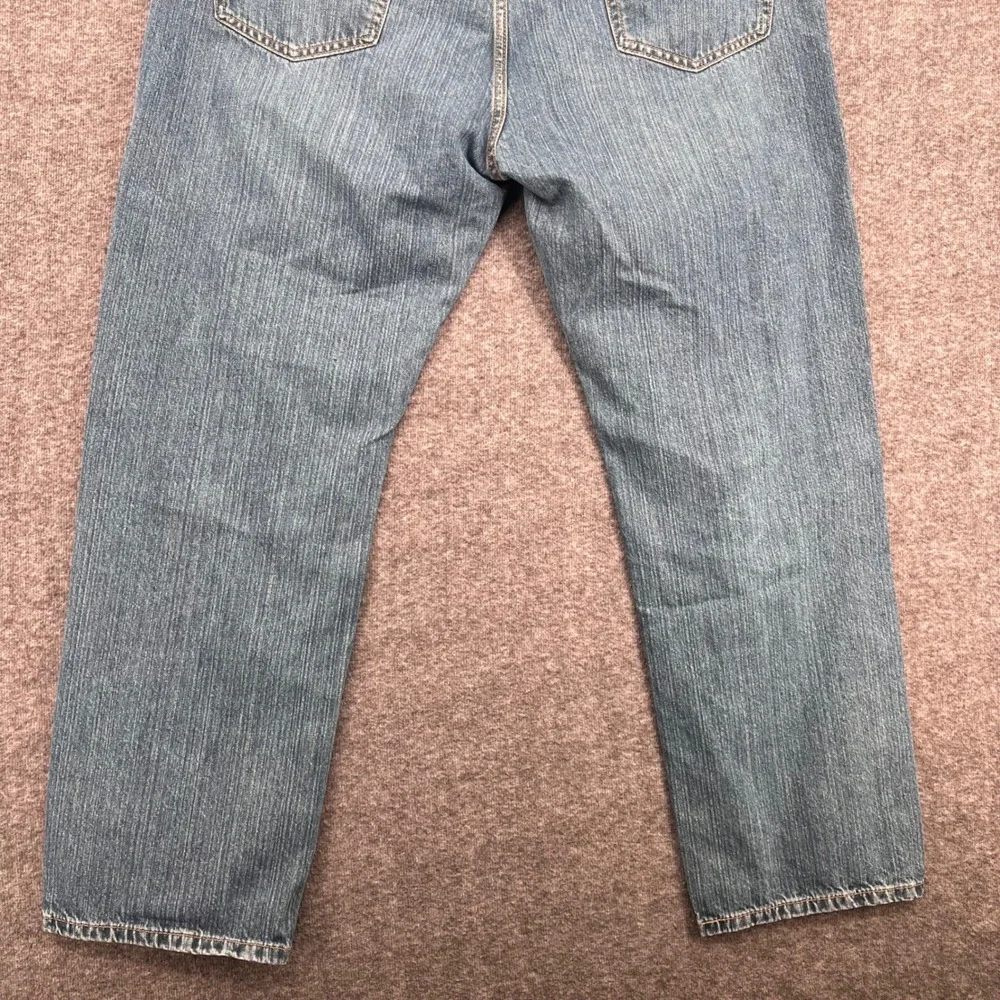 Levis 559 Relaxed Straight Jeans Mens 42x32 Medium‎ Wash Blue Denim 100% Cotton